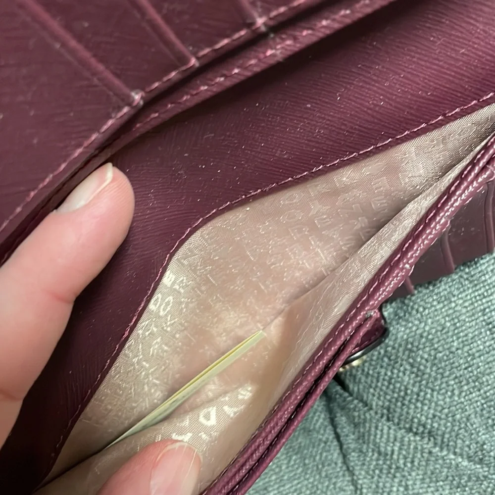 Kate Spade Plum Color Wallet EUC - Picture 4 of 5